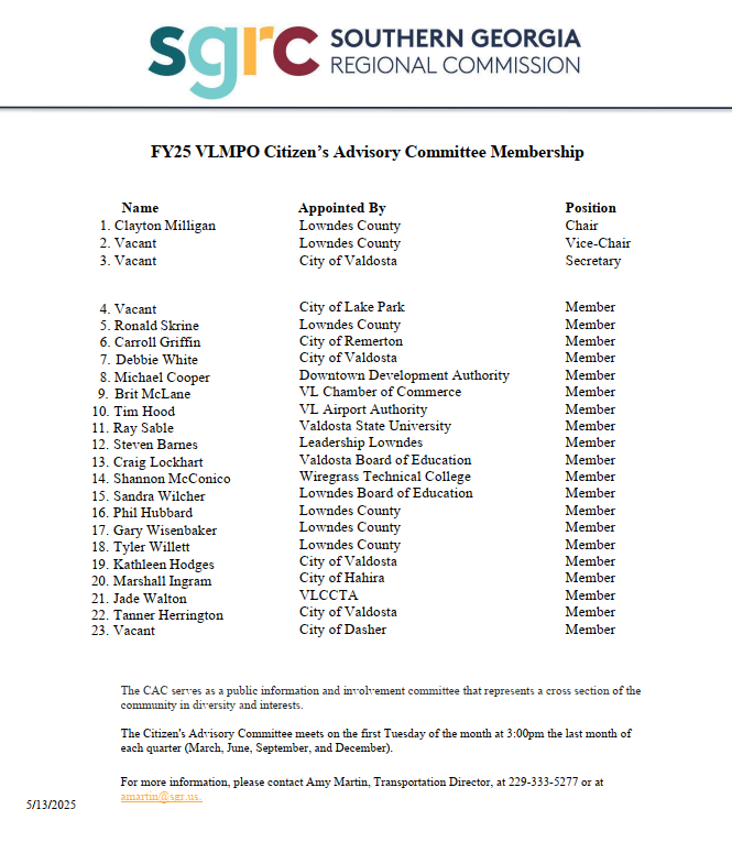 VLMPO Advisory Committee